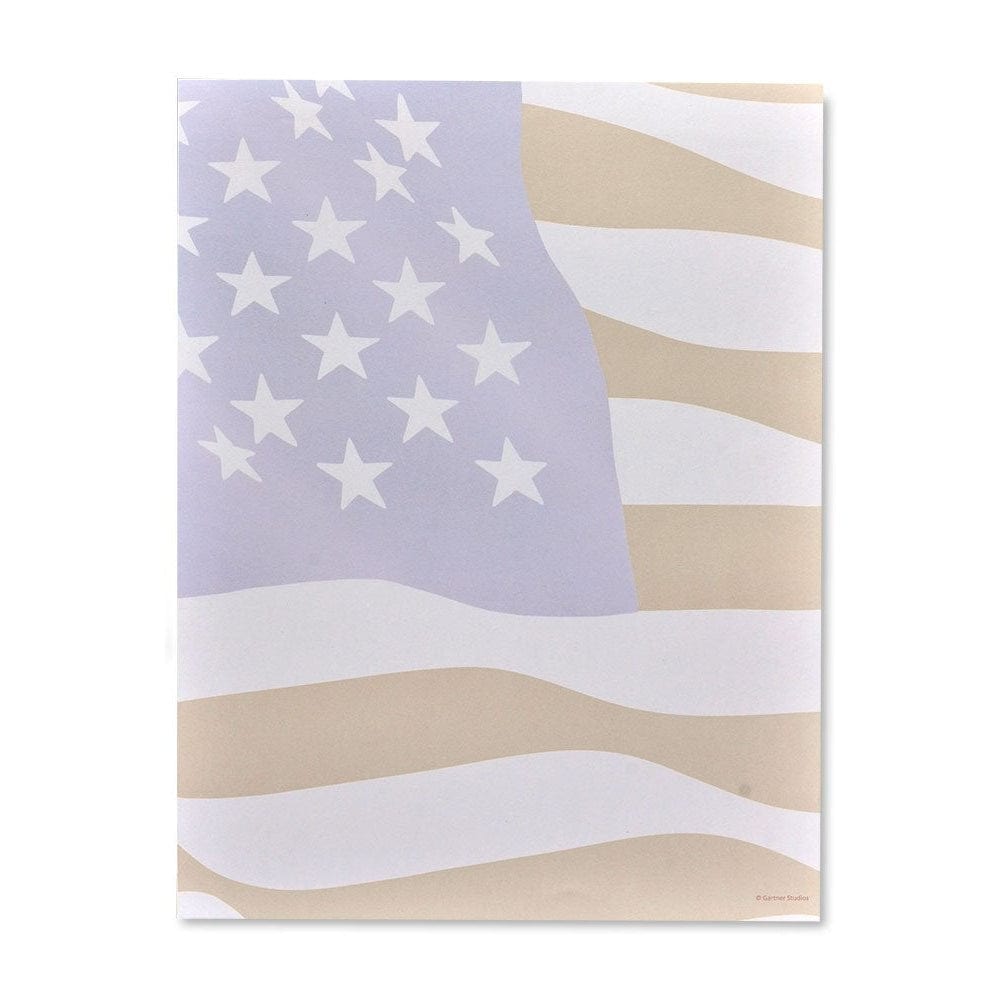 American Flag Stationery Paper - 100 Count Gartner Studios Stationery Paper 78482
