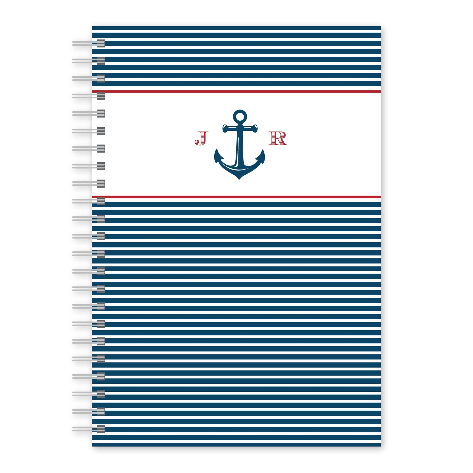 Anchor Monogram Custom Notebook Navy Gartner Studios Notebooks 97503