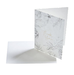 Antique Floral Thank You Cards - 50 Count Gartner Studios Cards - Thank You