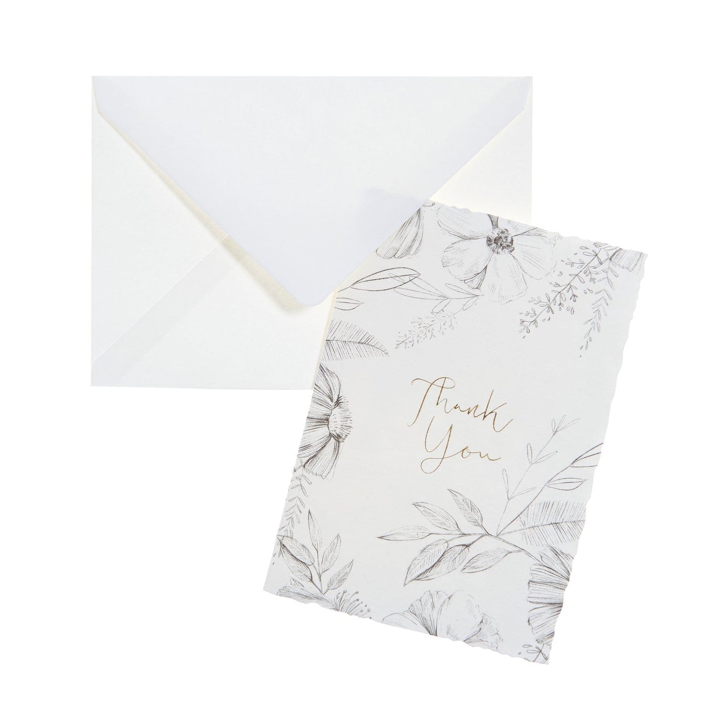 Antique Floral Thank You Cards - 50 Count Gartner Studios Cards - Thank You