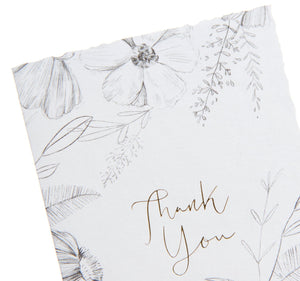 Antique Floral Thank You Cards - 50 Count Gartner Studios Cards - Thank You