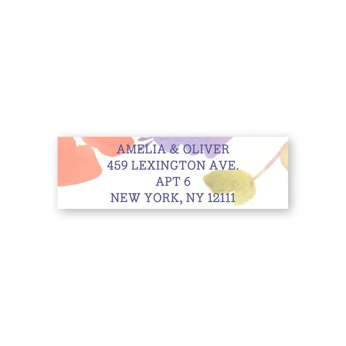 Artistic Floral Custom Address Labels Lavender Gartner Studios Address Labels 97472