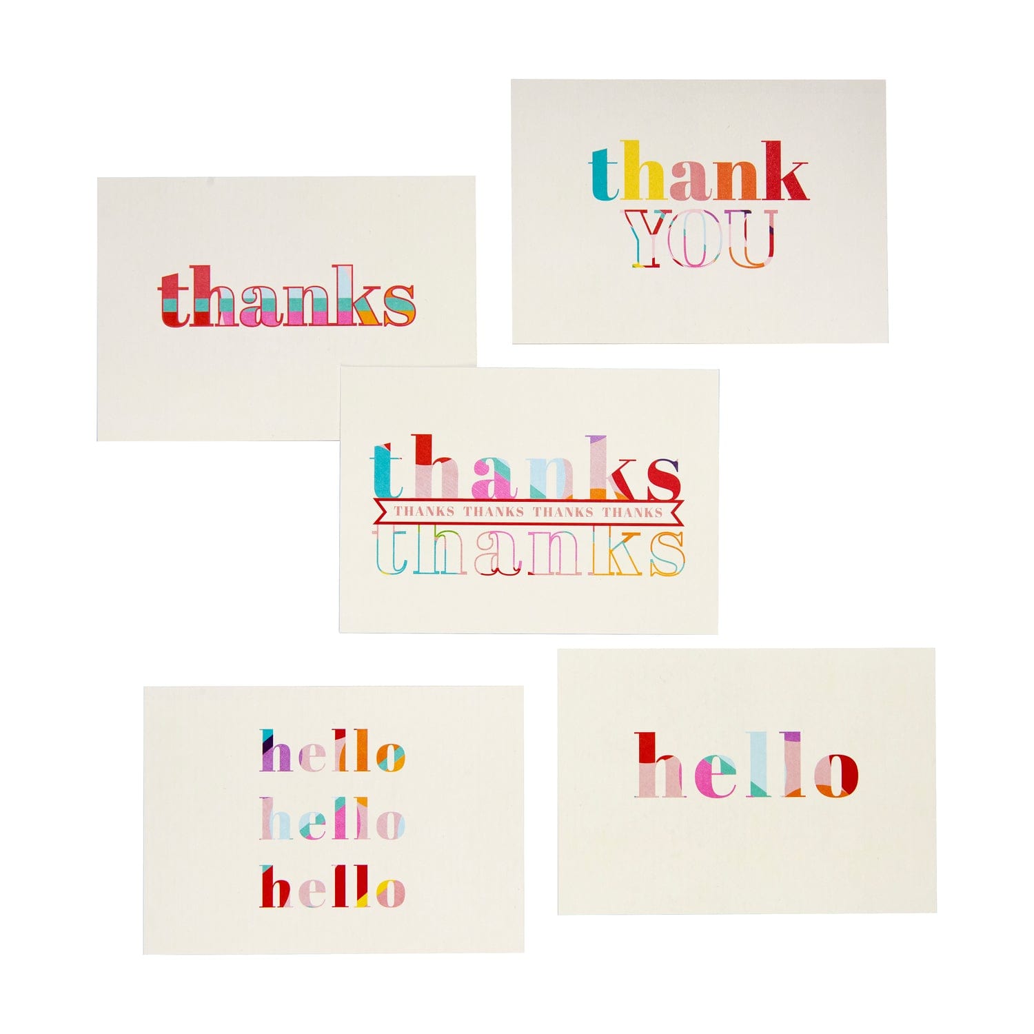 A Round Of Thanks - Thank You Card Template