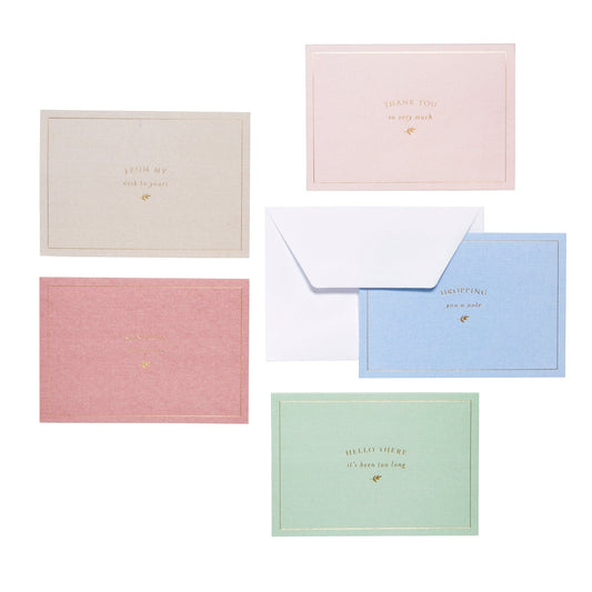 Assorted Sentiment Note Cards - Set of 50 Gartner Studios Cards - Thank You 94145