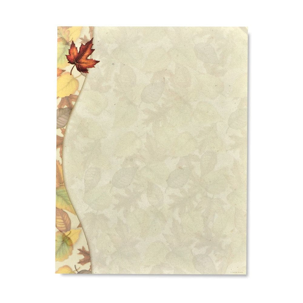 Autumn Leaves Stationery Paper - 100 Count Gartner Studios Stationery Paper 65533