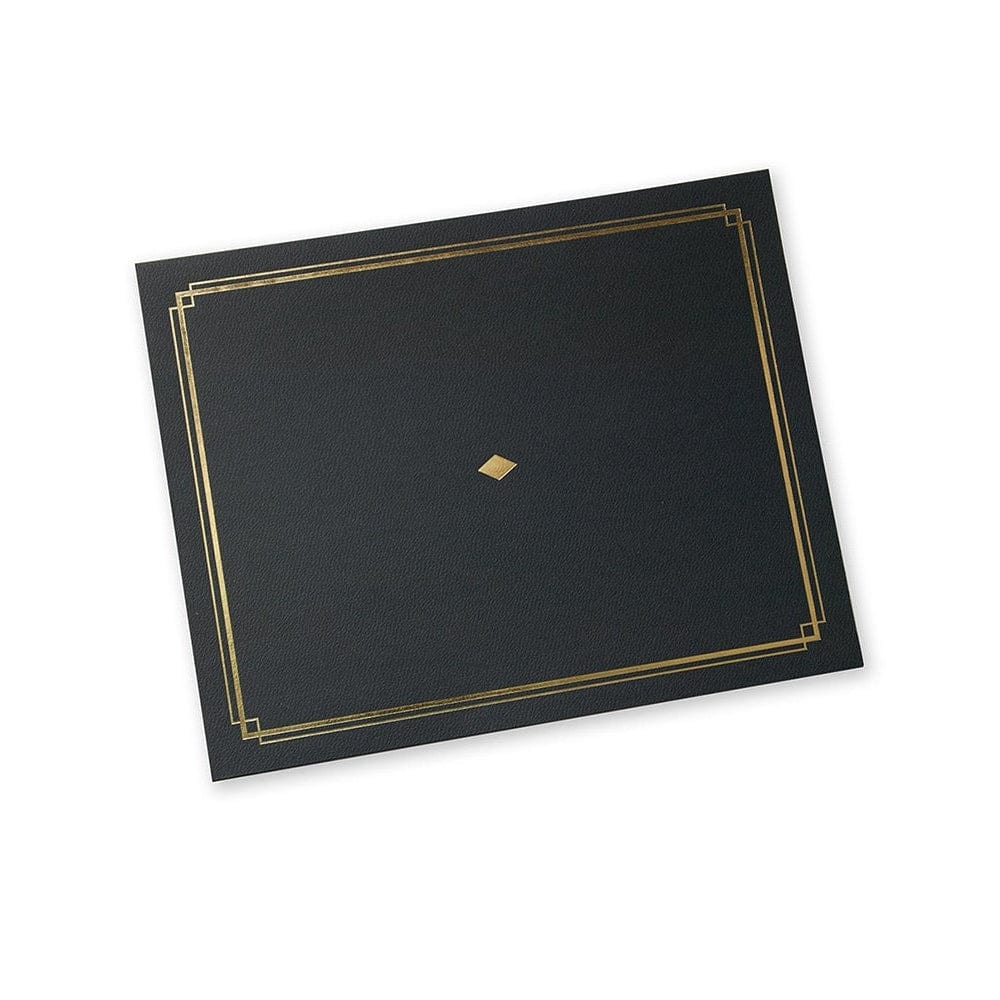 Award Certificate Holder With Gold Foil Black Gartner Studios Certificate Holder 35003