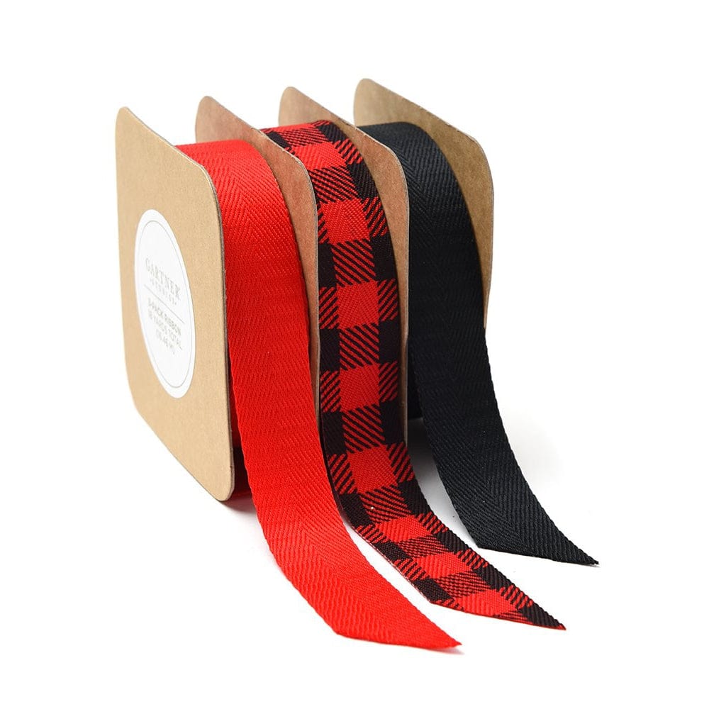 Black And Red 3 Pack Ribbon Gartner Studios Ribbon + Twine 45142