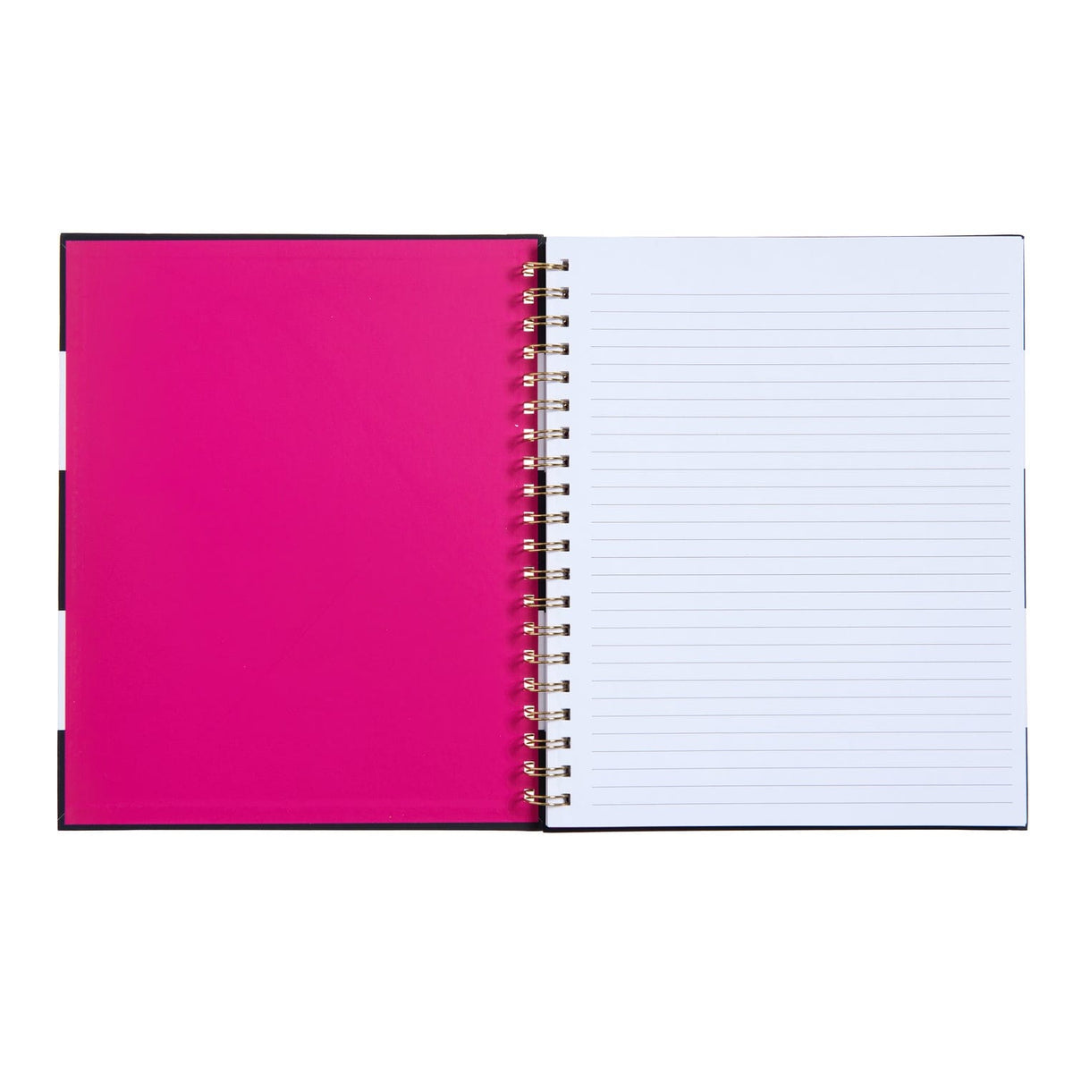 Black and White Stripe Journal Gartner Studios Notebooks 47343