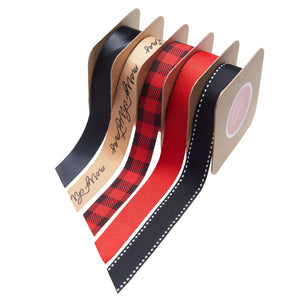 Black + Red Ribbon Kit - Set of 5 Gartner Studios Gift Bags 54280