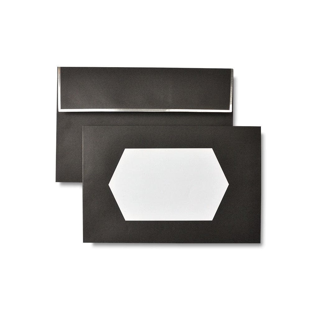 Black & Silver Foil A9 Envelopes 10 Count Gartner Studios