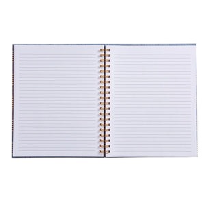 Blue And Gray Striped Notebook Gartner Studios Notebooks 49467