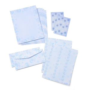 Blue And White Snowflake Stationery Kit Gartner Studios Stationery Paper 54518