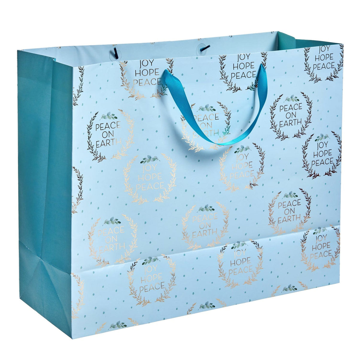 Blue Peace Wreath Jumbo Gift Bag Gartner Studios Gift Bags