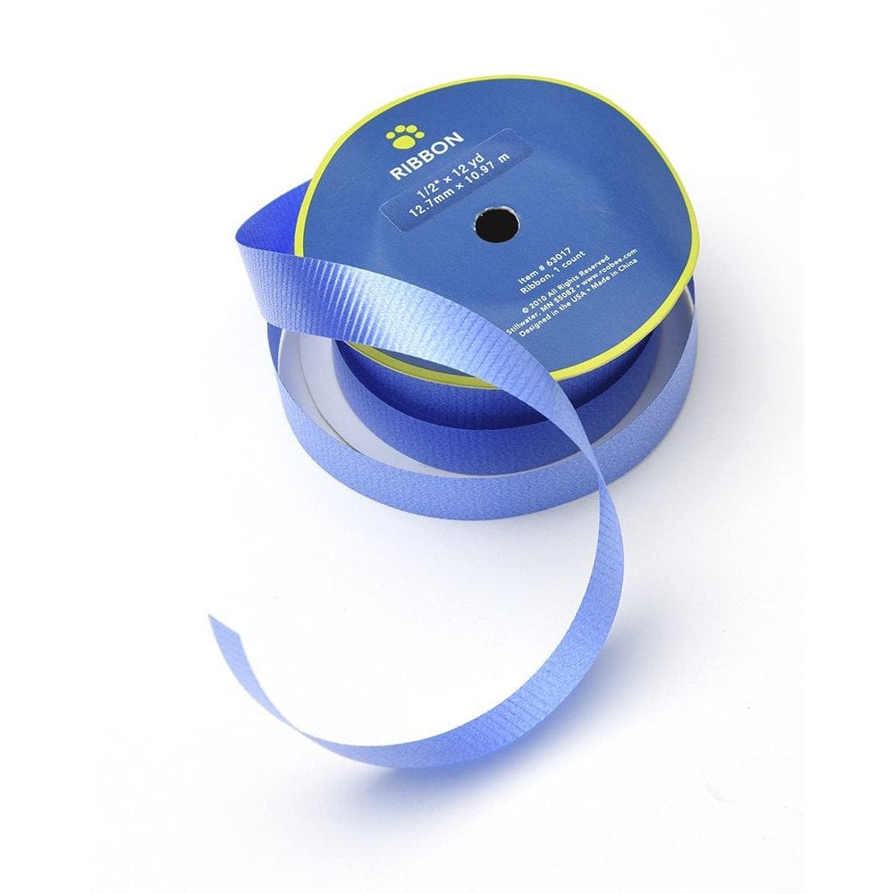 Quhora 1-12 x 100 Yards Satin Ribbon - Wide Silk Deep Blue Ribbon with  Spool