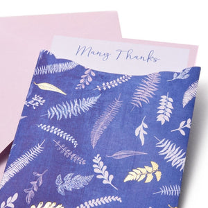 Blue Wash And Fern Icons Thank You Cards Gartner Studios Cards - Thank You 43278