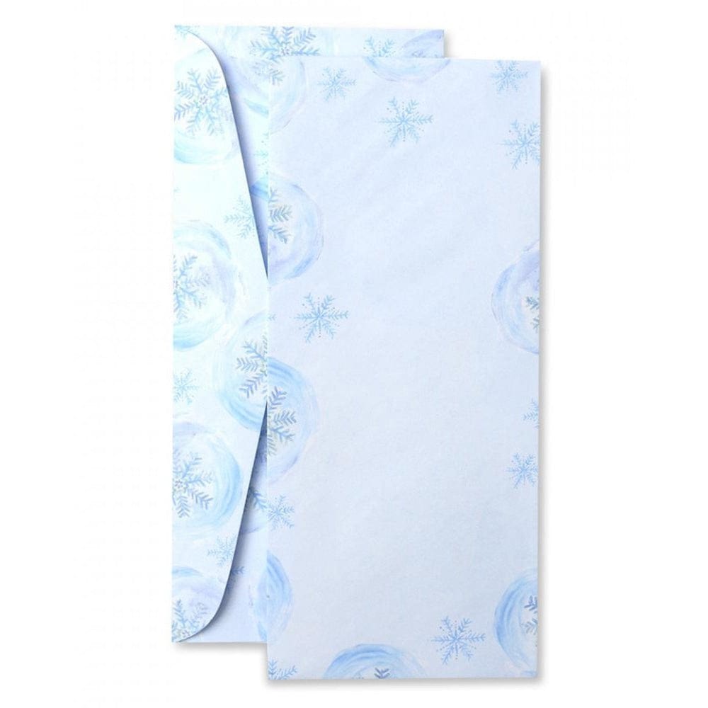 Blue Watercolor Snowflake #10 Envelope Gartner Studios Envelopes 22666