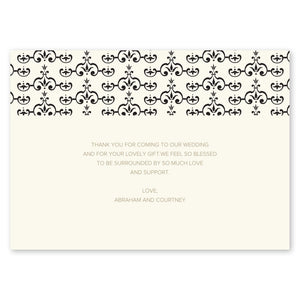 Bold Ampersand Wedding Thank You Gartner Studios Cards - Thank You