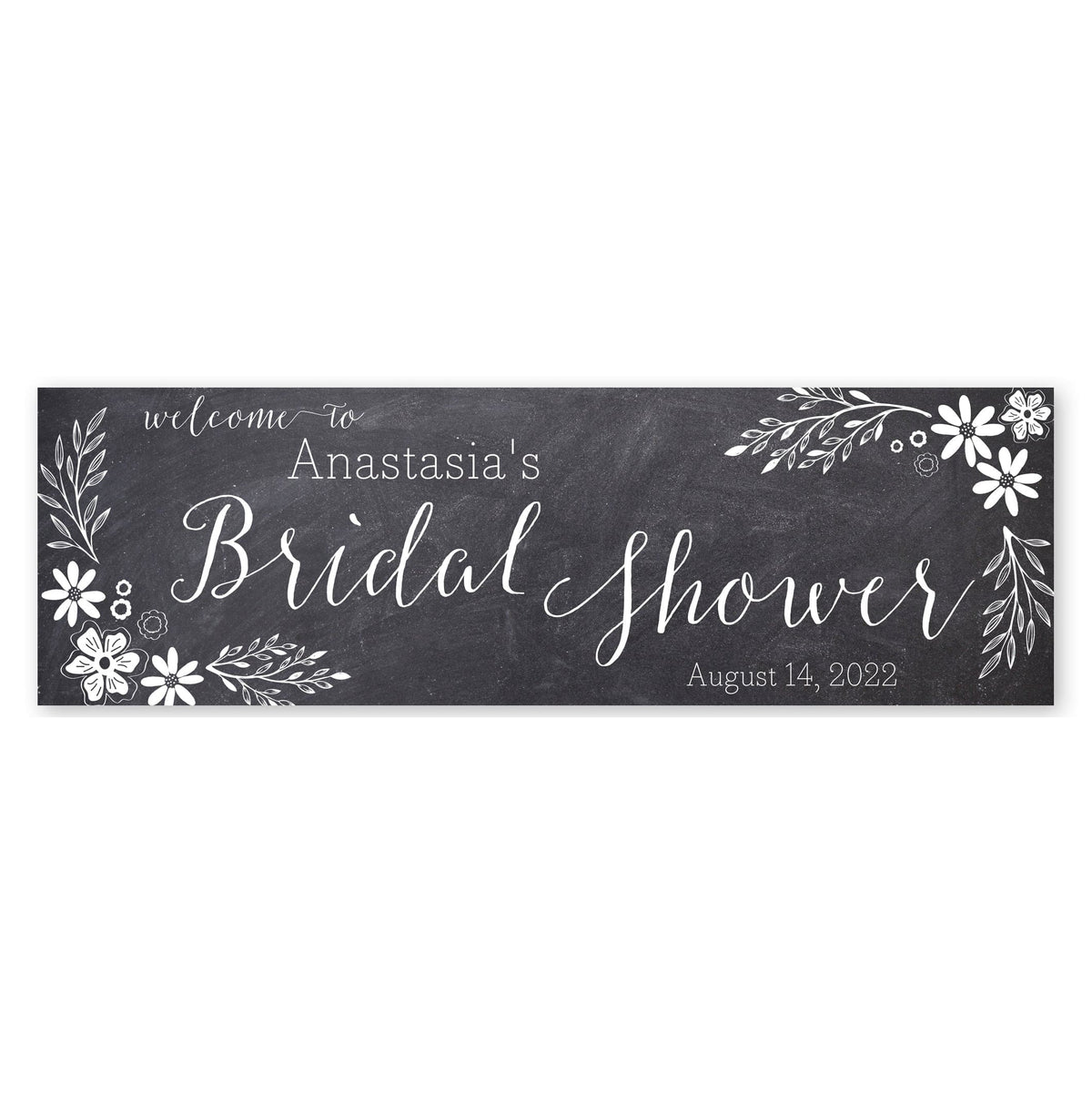 Bridal Chalkboard Custom Bridal Shower Banner Gartner Studios Banners 98570