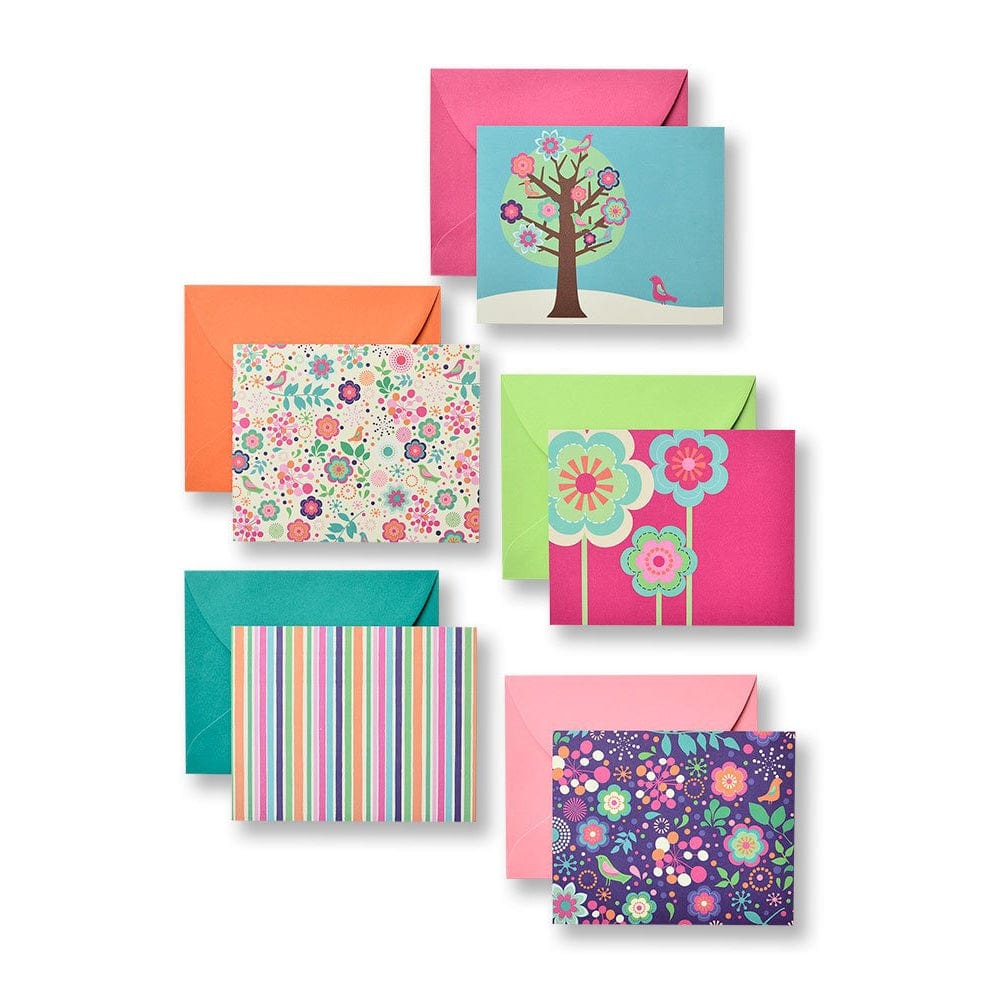 Bright Floral Note Card Assortment 13973 Gartner Studios