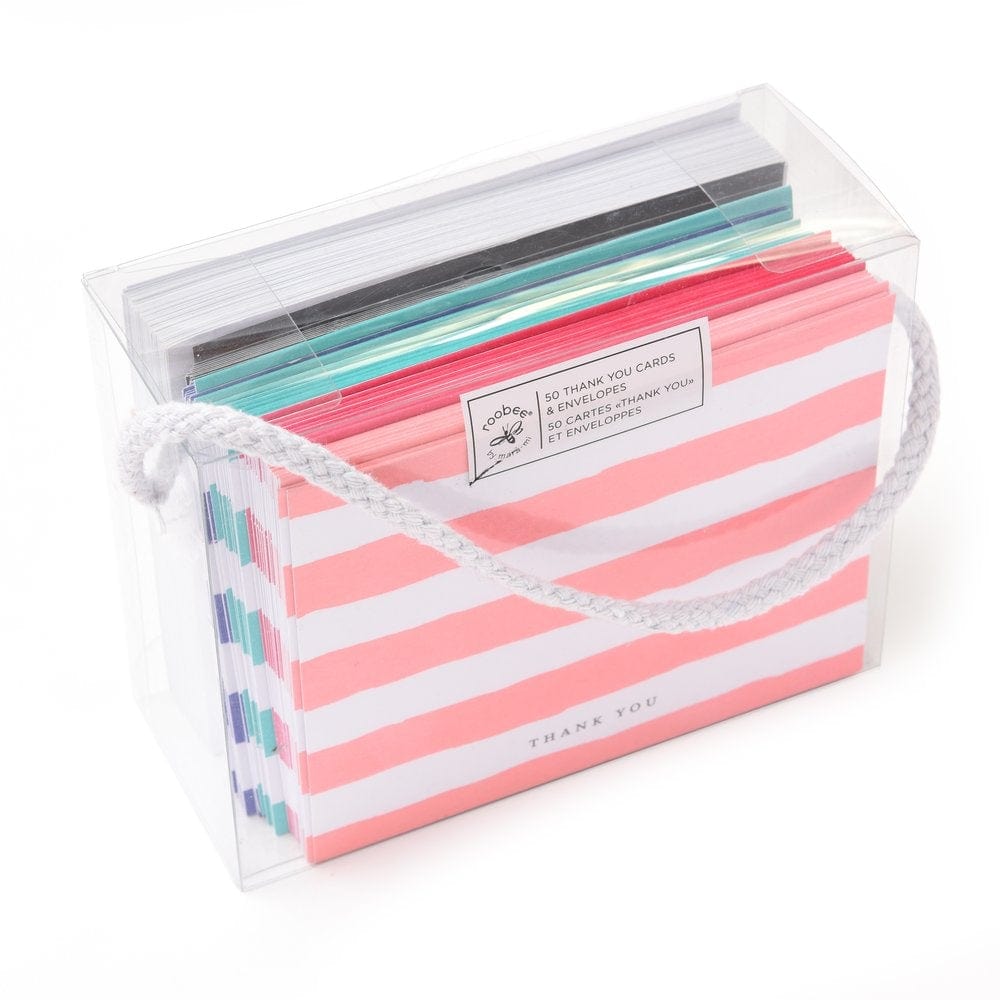 Bright Painterly Stripes Thank You Card Set Gartner Studios Cards - Thank You 33321