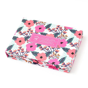 Bright Pink Floral Note Card Set Gartner Studios Note Cards 34387