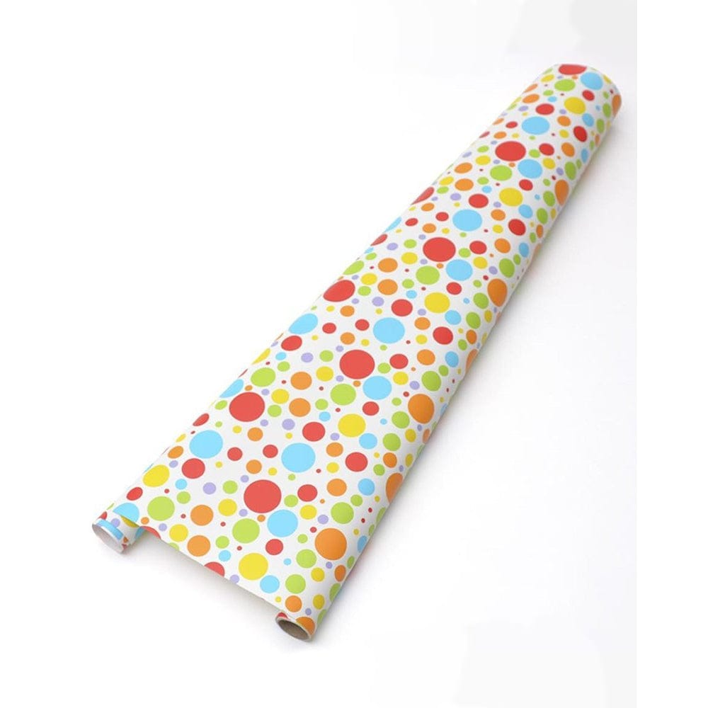 18 Sheets Polka Dot Birthday Gift Wrapping Paper Colorful Gift