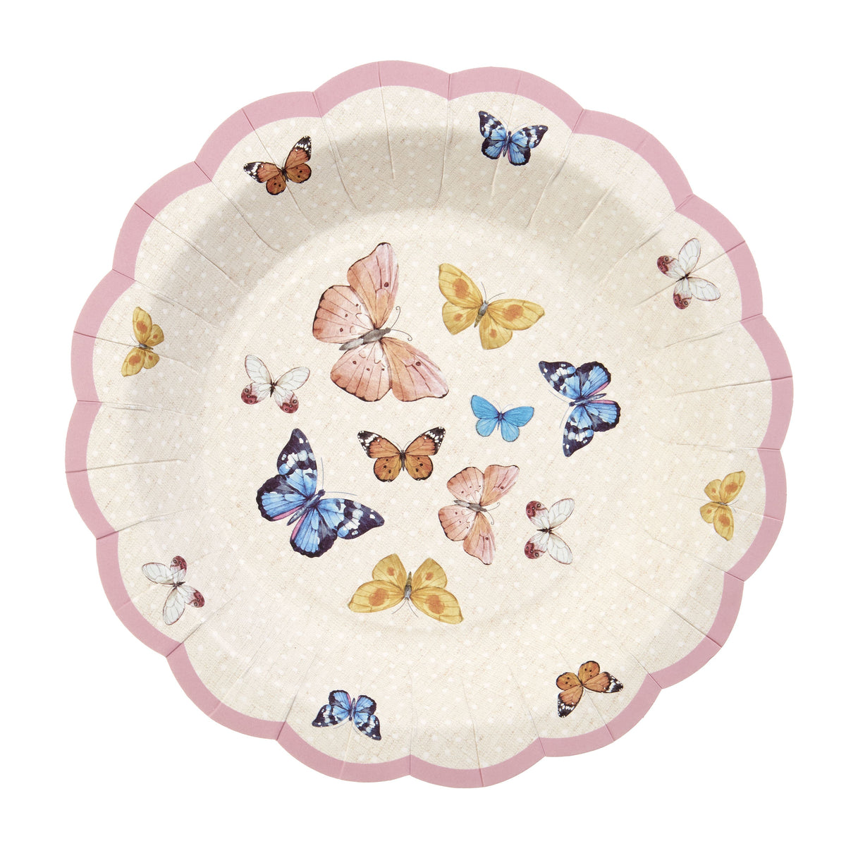 Butterflies Snack Plates - 16 Count Gartner Studios Plates + Dishes 95317