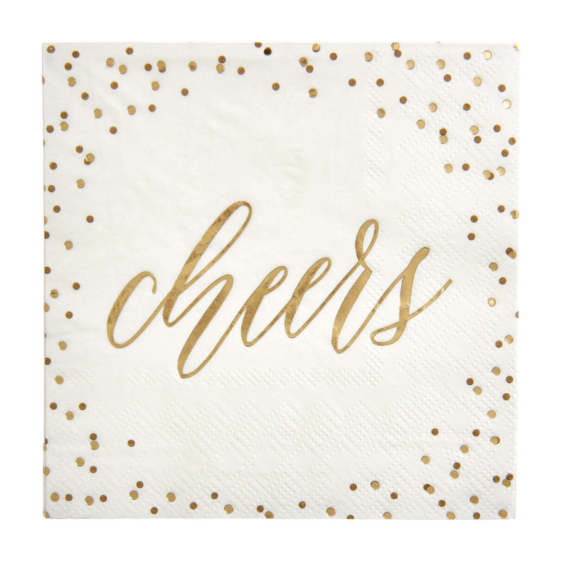 Cheers Cocktail Napkins - 40 Count Roobee Napkins 91674