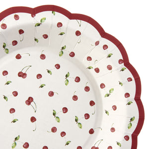 Cherry Snack Plates - 16 Count Gartner Studios Plates + Dishes 94771