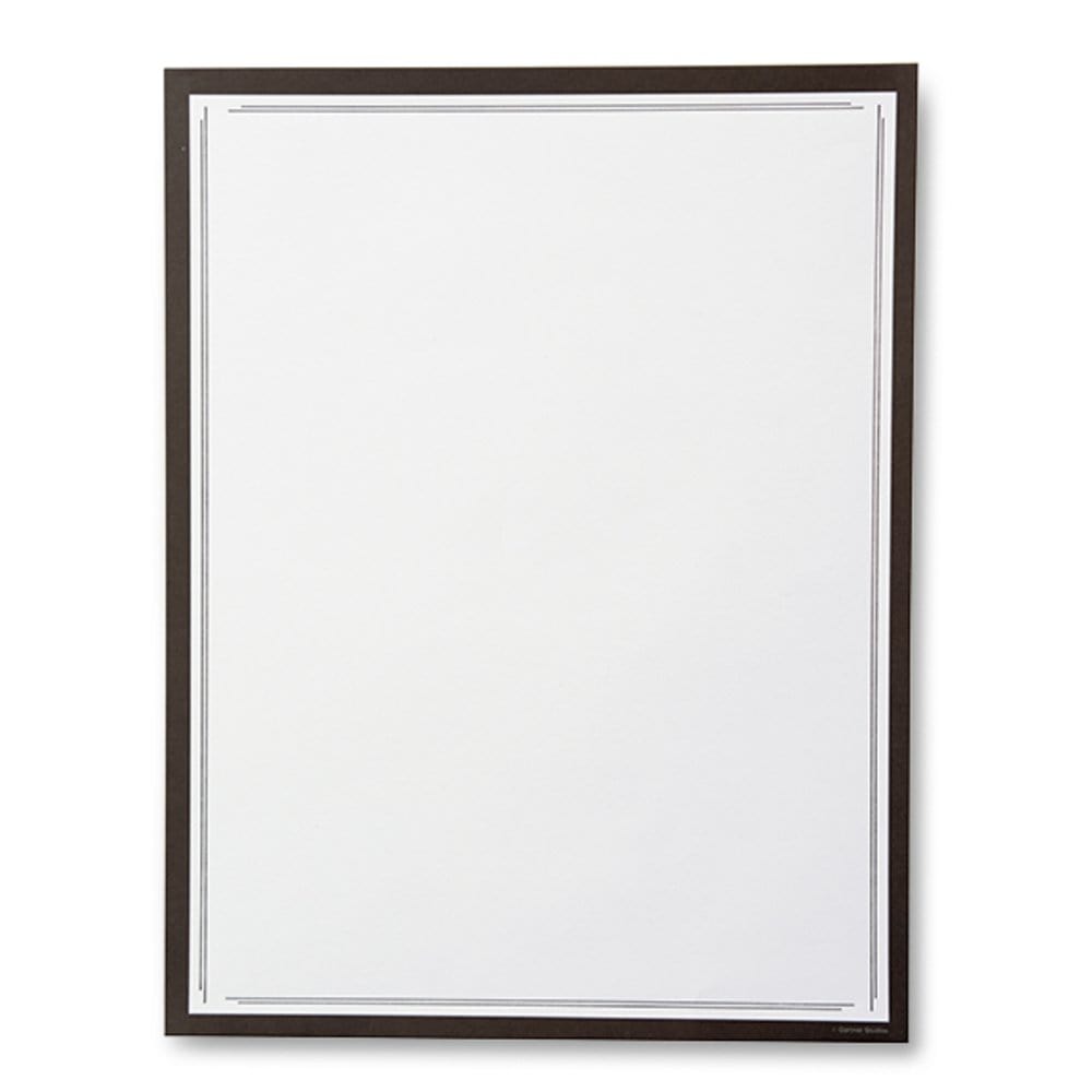 Classic Black Border Stationery Paper - 40 Count | Gartner Studios