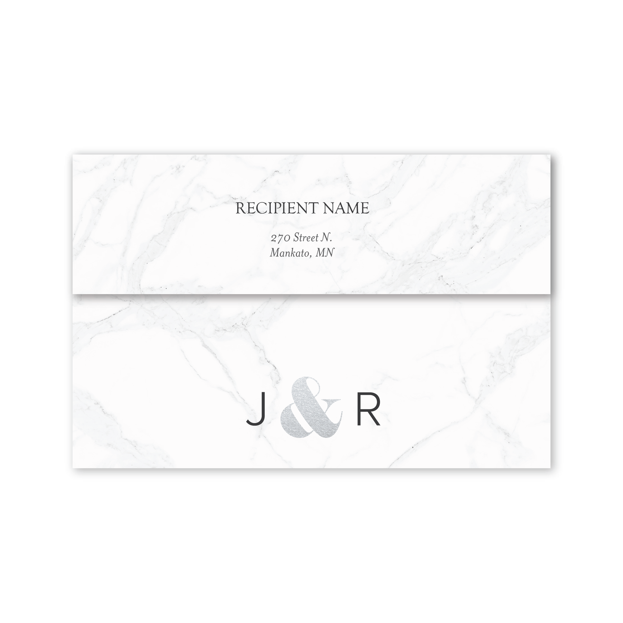 Classic Marble All-in-One Wedding Invitation Gartner Studios All-in-One Wedding Invitation 98525