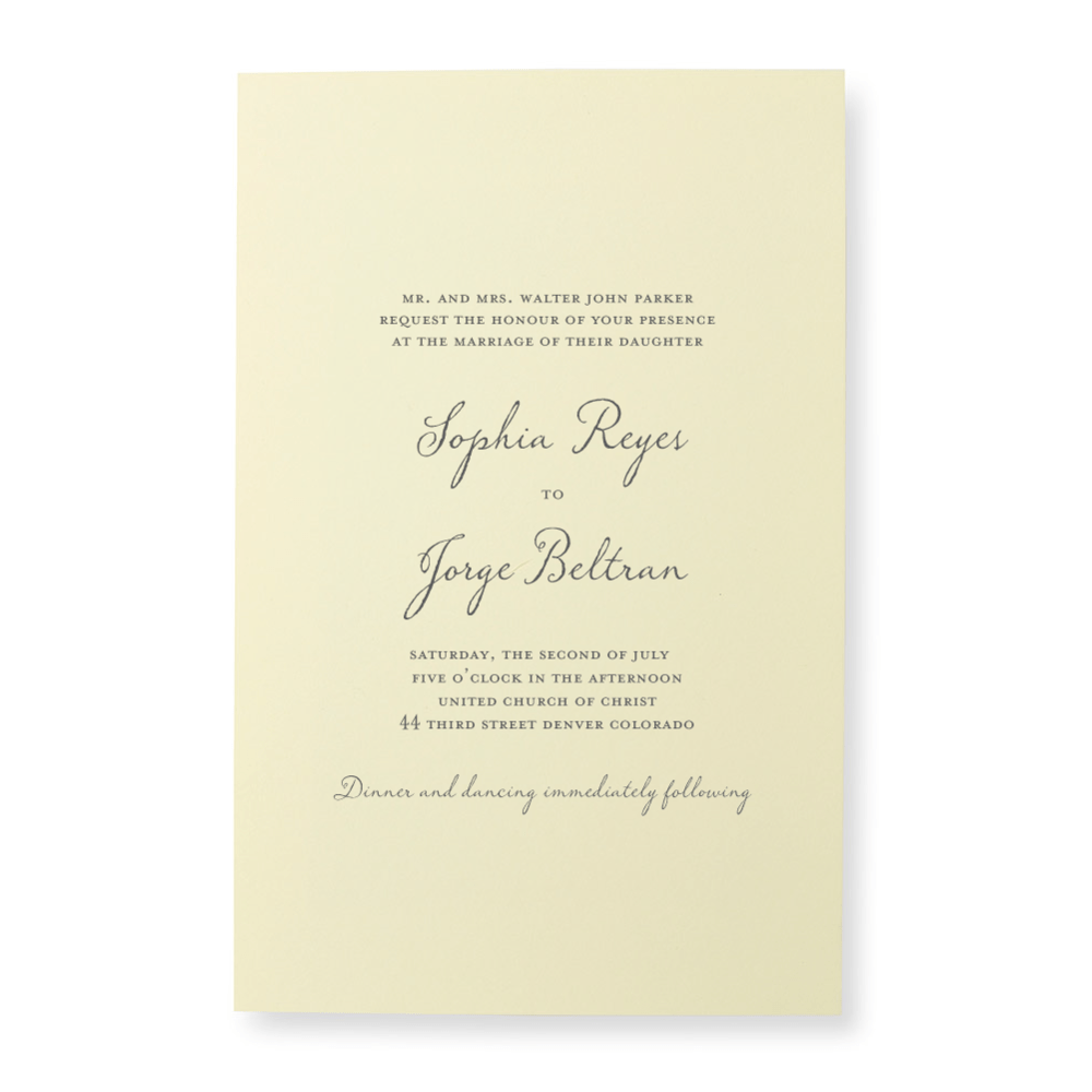 Classic Print At Home Wedding Invitation Kit | Gartner Studios