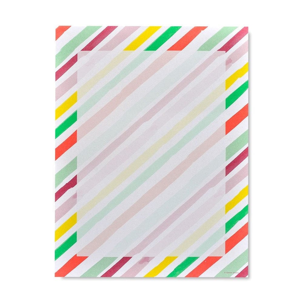 Colorful Stripes Stationery Gartner Studios Stationery Paper 24655