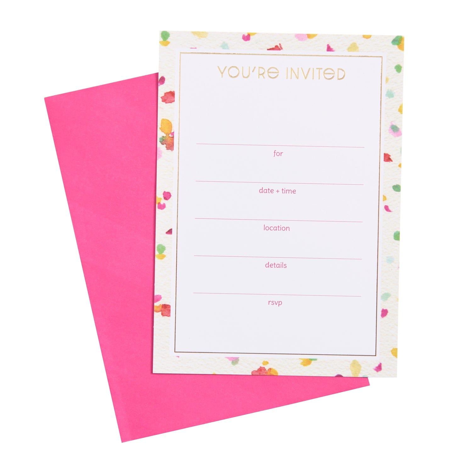 Confetti - Hand-write or Print Your Own Invitations - Set of 20 Gartner Studios Invitations 94131
