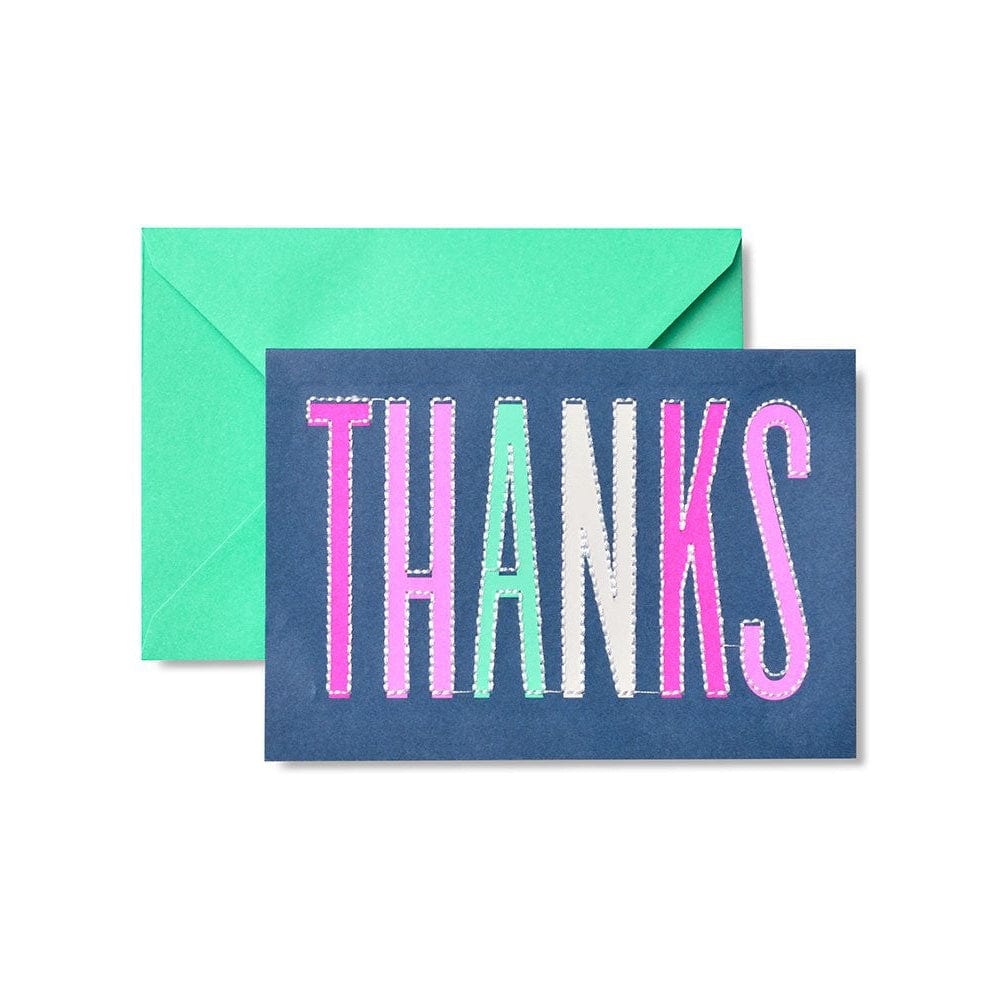 Cool Tones Stitched Detail Thank You Cards Gartner Studios Cards - Thank You 28838
