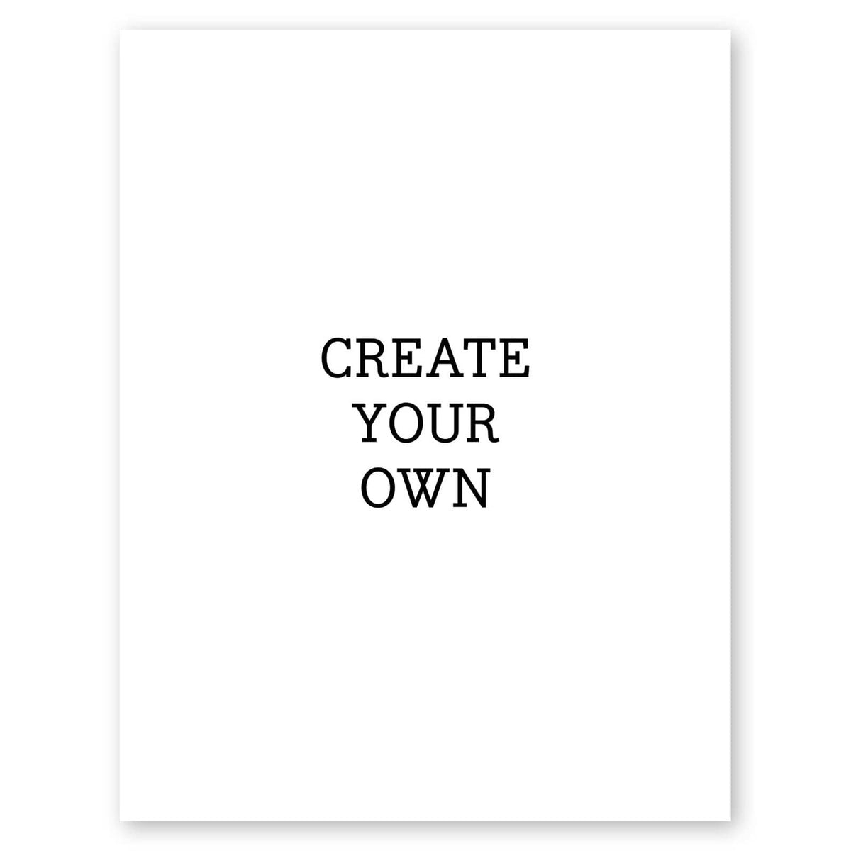 Create Your Own 5&quot; x 7&quot; Card Gartner Studios Custom Card 95633