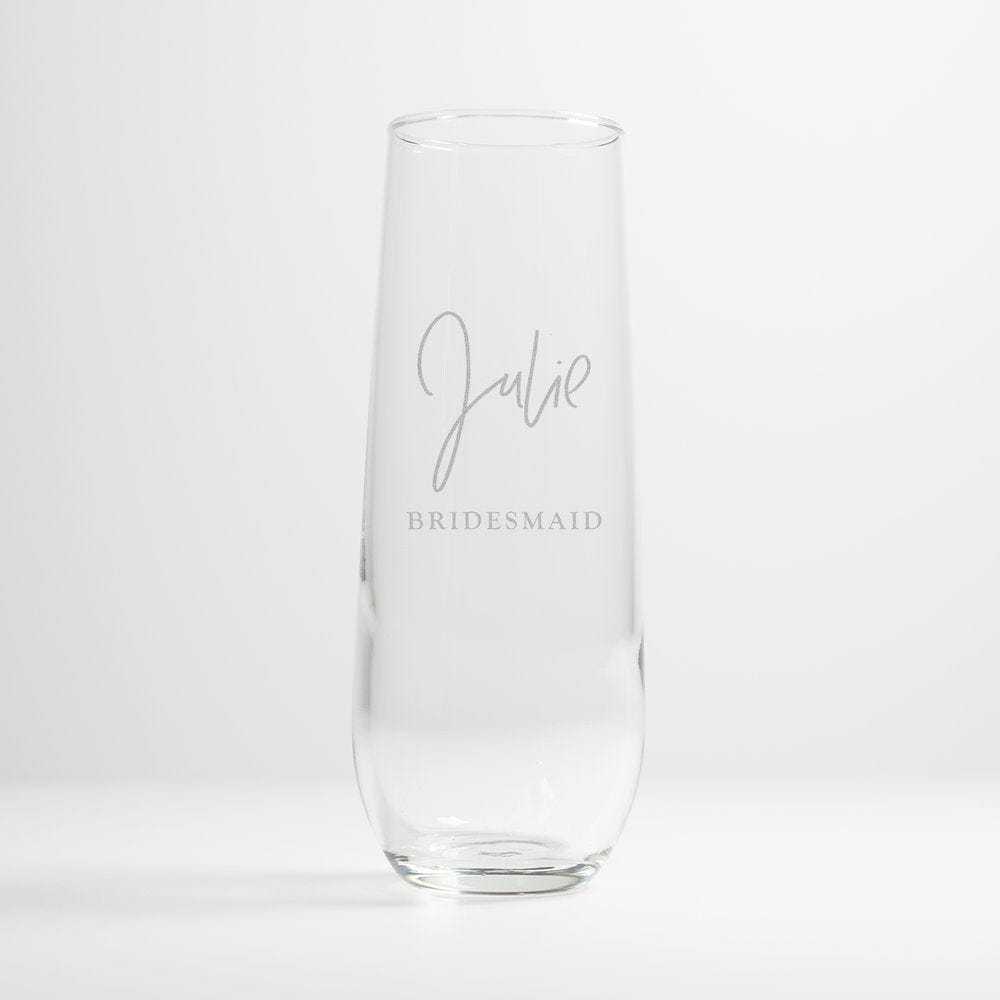 Personalized Stemless Champagne Flutes, Champagne Flutes, Champagne Flutes  Wedding, Champagne Flutes Personalized, Bridesmaid Gifts, Will Yo 