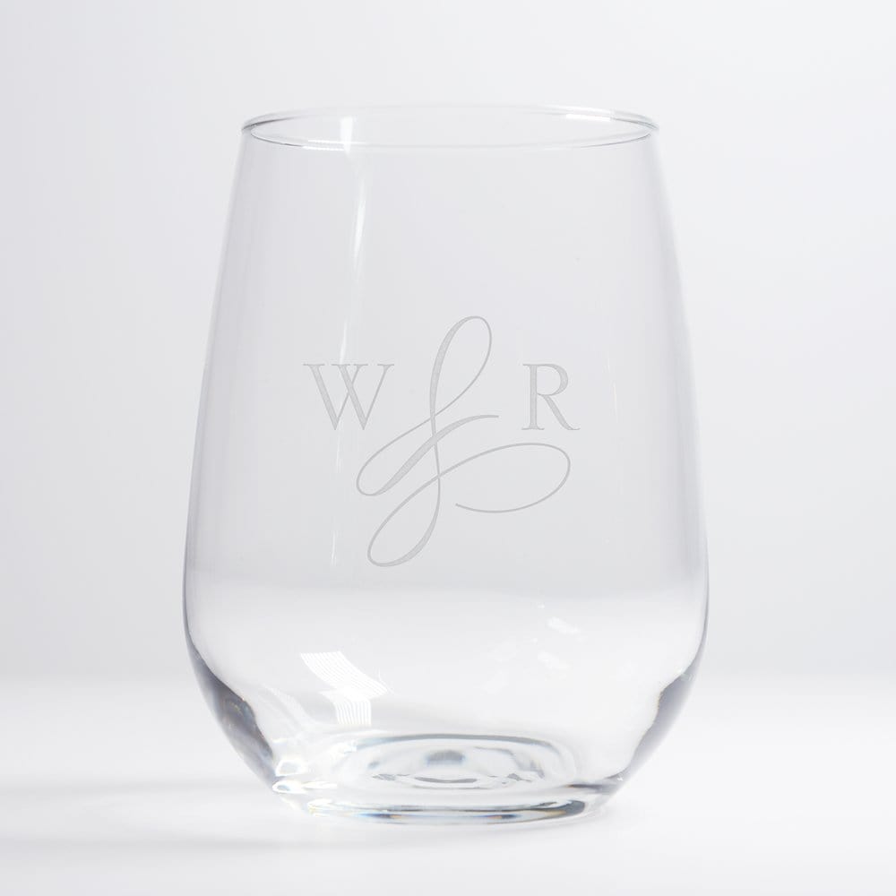 Custom Stemless Wine Glass Gartner Studios Drinking Glass 48926