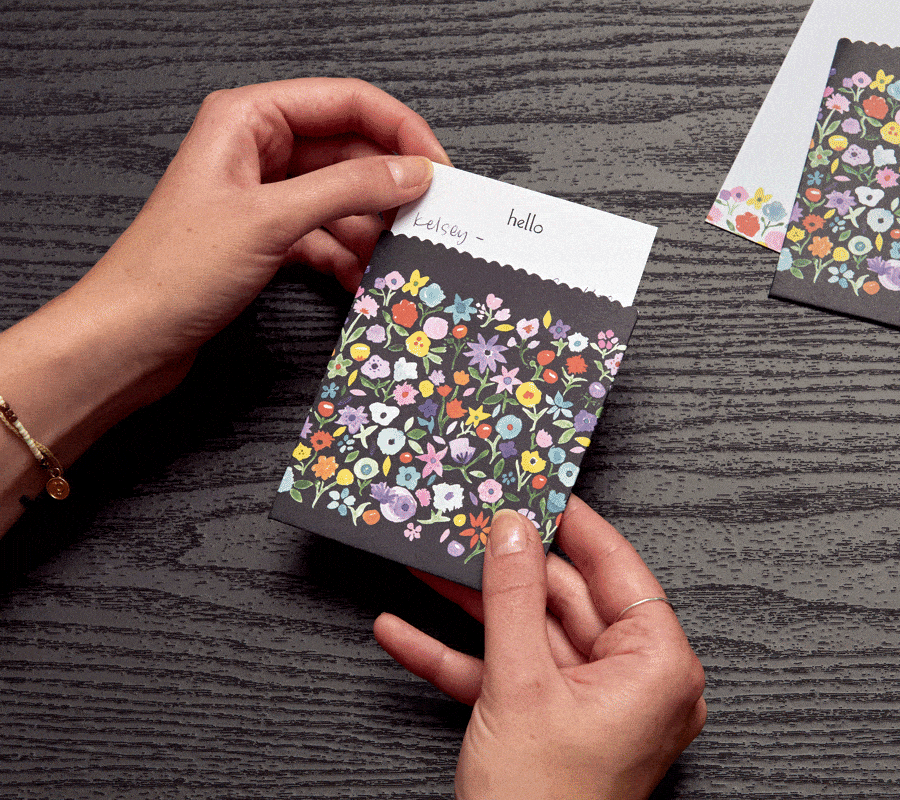 Dainty Floral Pocket Note Cards Gartner Studios Note Cards 37885