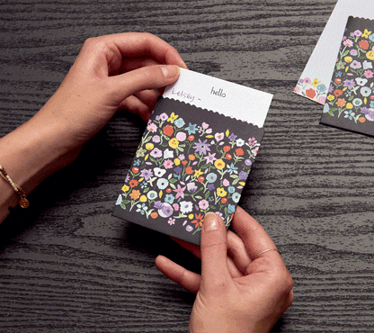 Dainty Floral Pocket Note Cards Gartner Studios Note Cards 37885