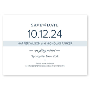 Dated Simply Save The Date Baby Blue Gartner Studios Save The Dates 96040