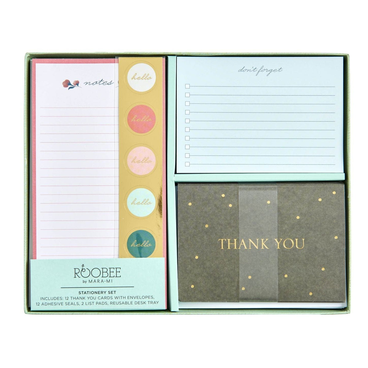 Desk Stationery Set - Floral Gartner Studios Cards - Thank You 91714