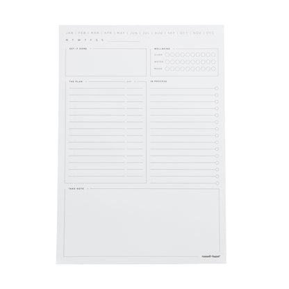 Desktop Daily Pad russell+hazel Planner 62863