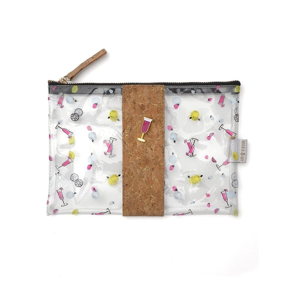 Ditsy Brunch Cork And Clear Pouch Gartner Studios Pouches 34134