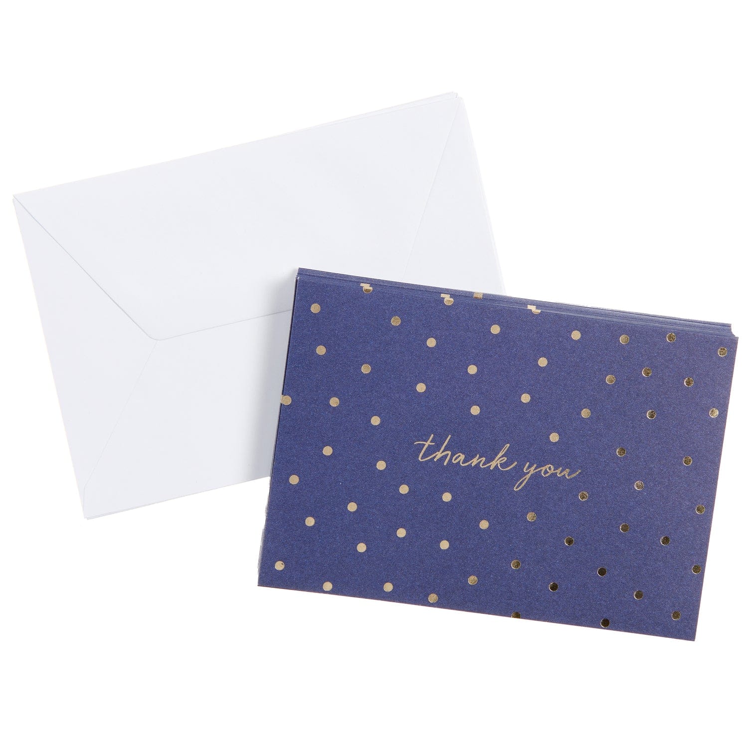 Dot Foil Thank You Cards - 15 Count Roobee Note Cards 53326