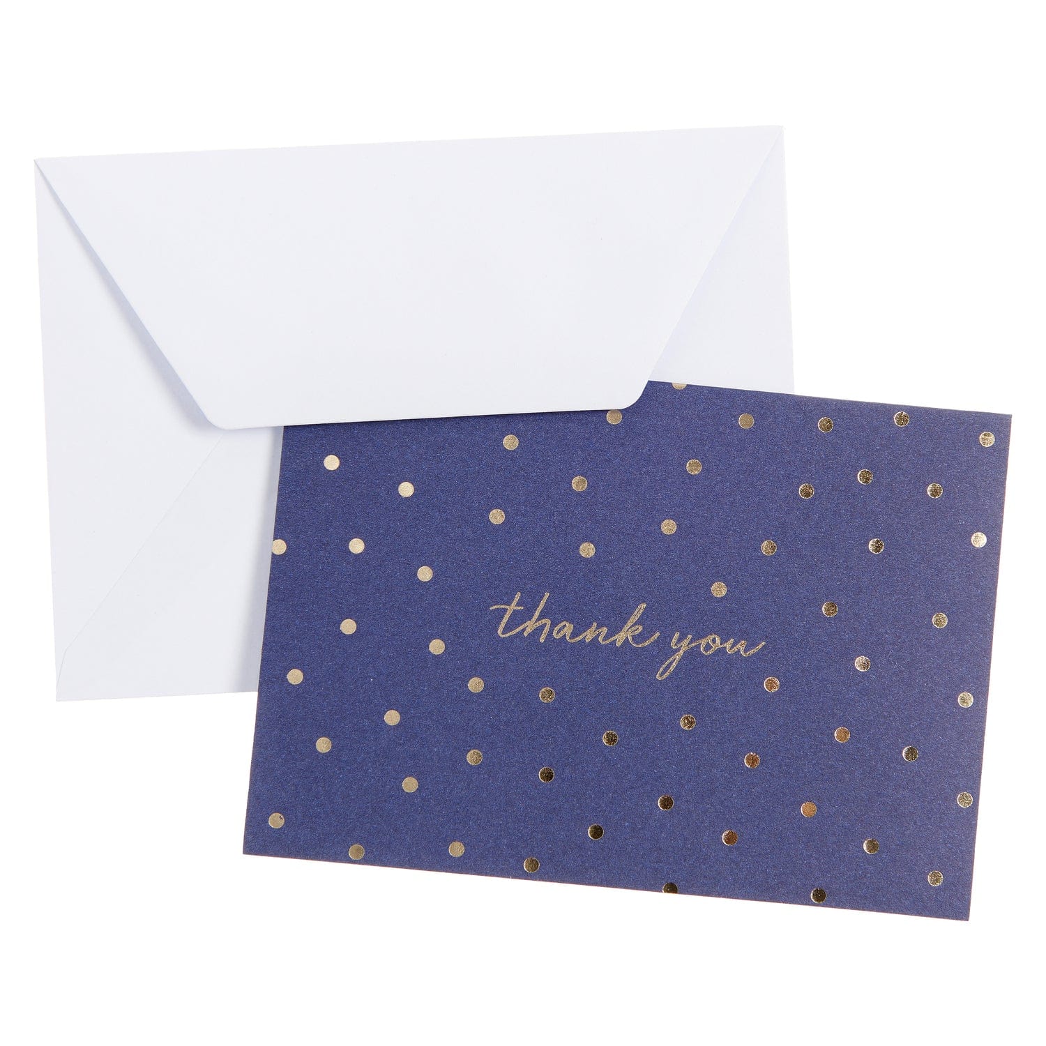 Dot Foil Thank You Cards - 15 Count Roobee Note Cards 53326