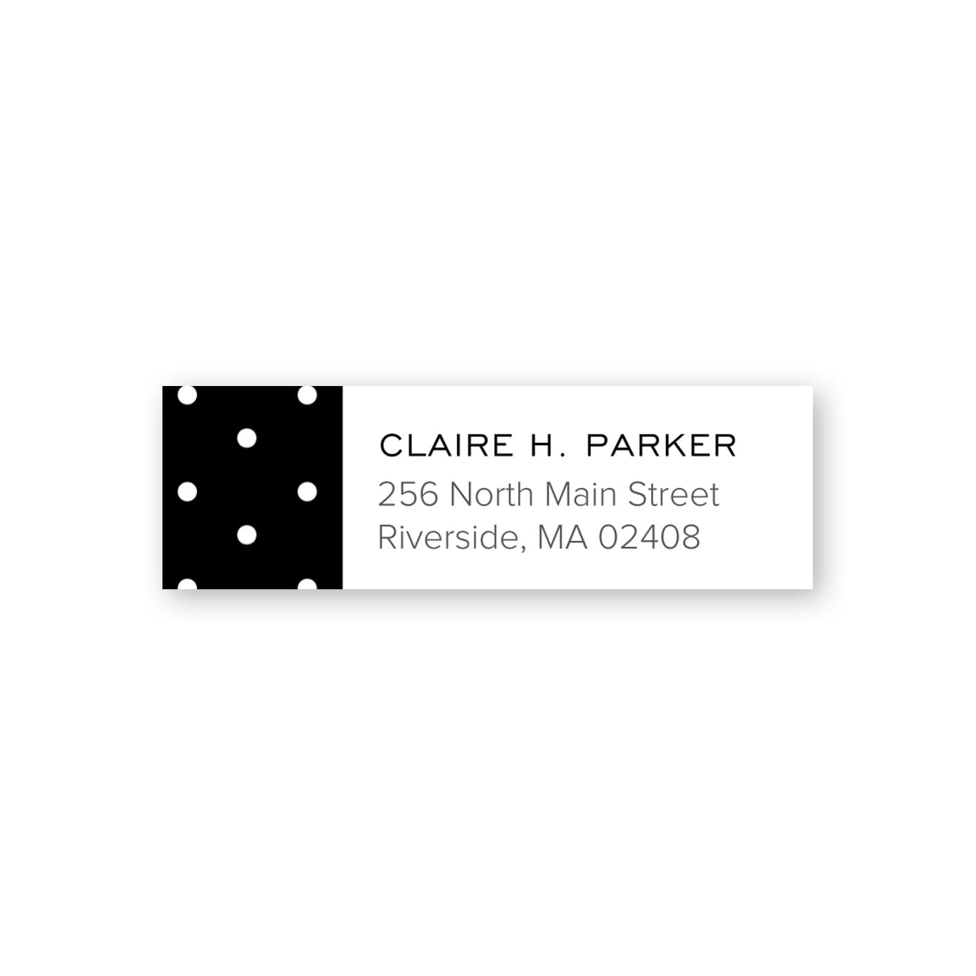 Dotted Custom Address Labels Black Gartner Studios Business Cards 97474