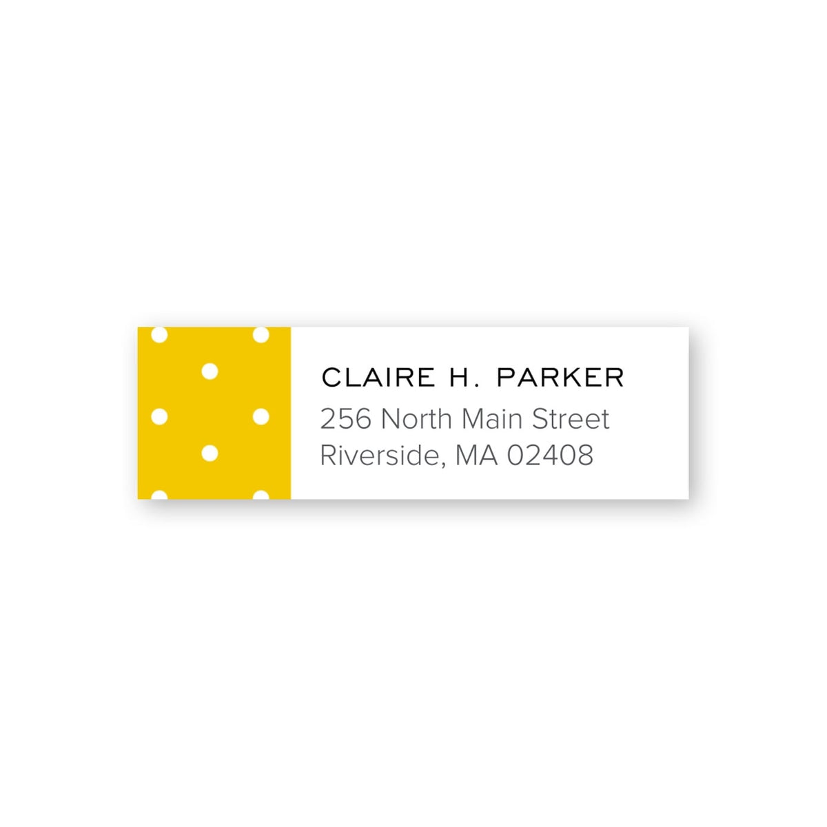 Dotted Custom Address Labels Yellow Gartner Studios Business Cards 97474