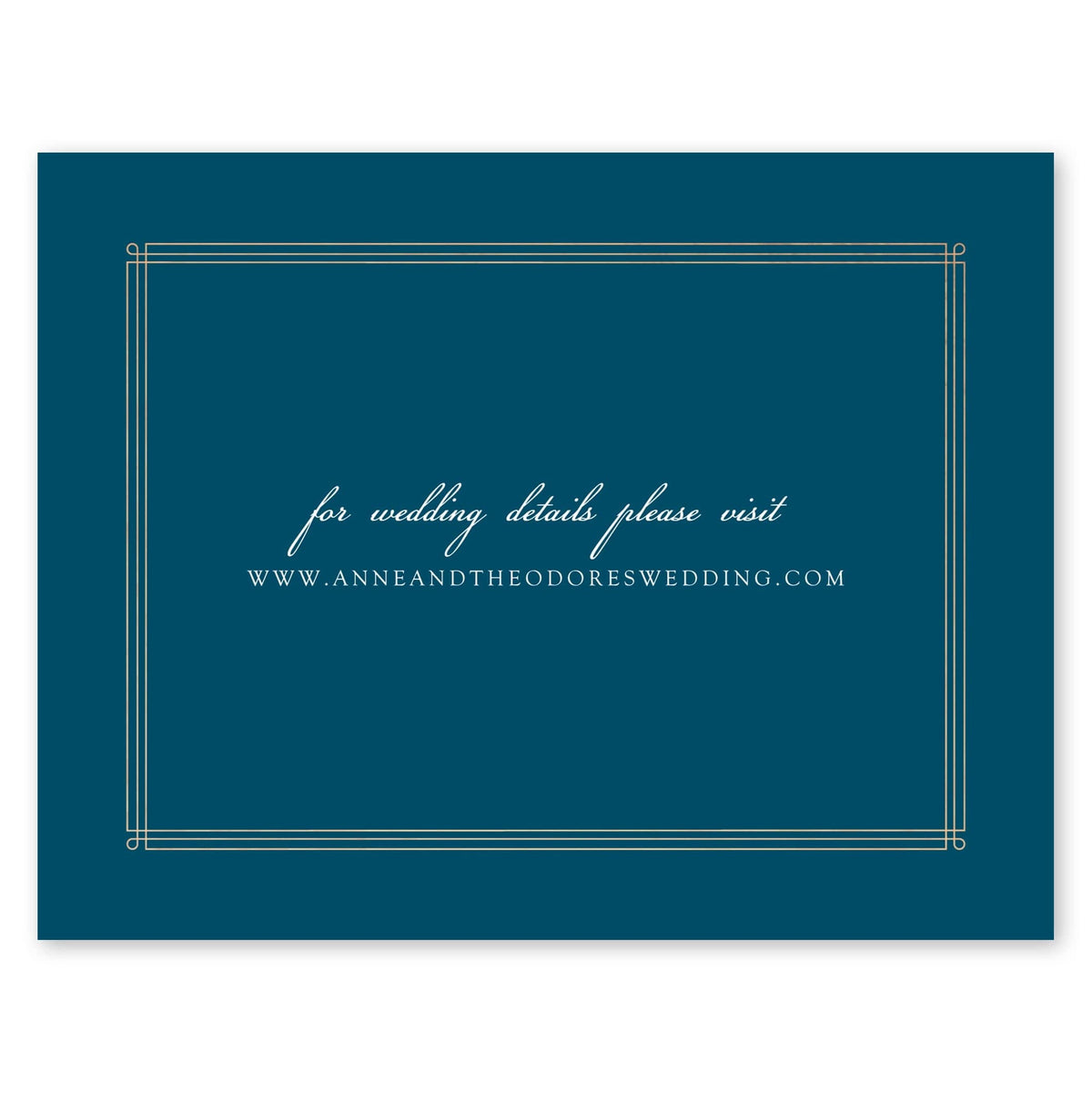 Elegant Lines Wedding Response Card Gartner Studios Response Cards