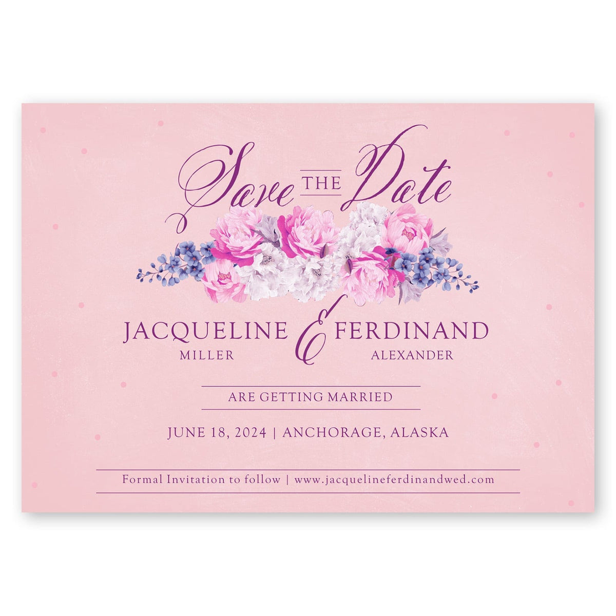 Enchanted Blossom Save The Date Blush Gartner Studios Save The Dates 96039